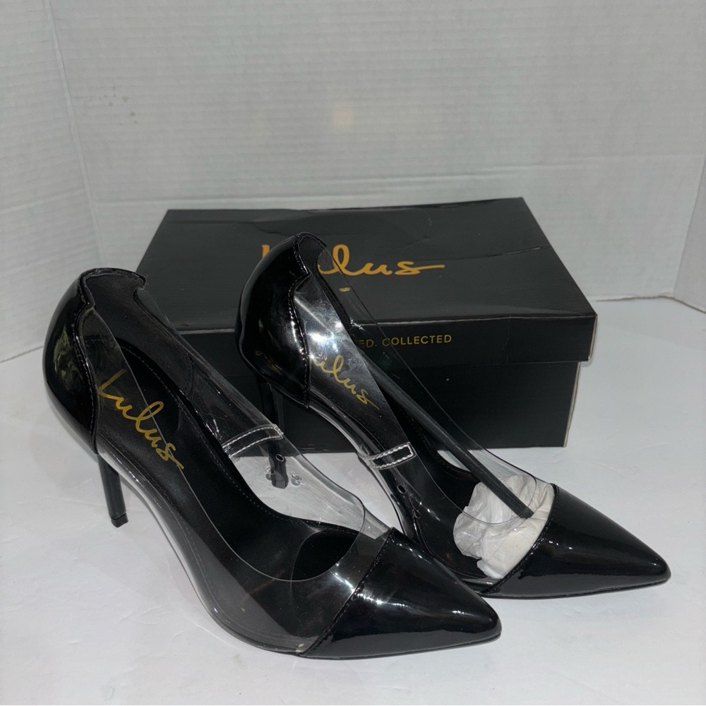 Lulu's Black Salema Pump / Heels